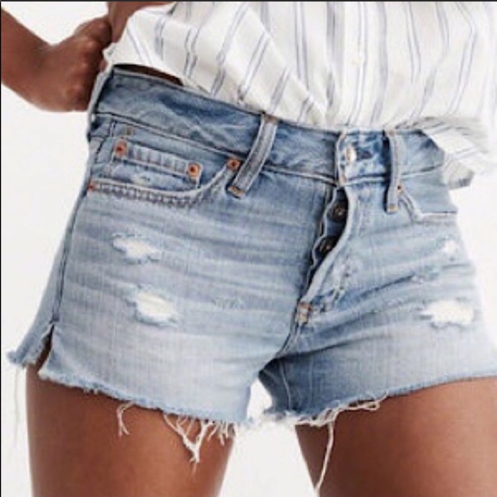 Abercrombie & Fitch Denim Jean Cutoff Shorts
